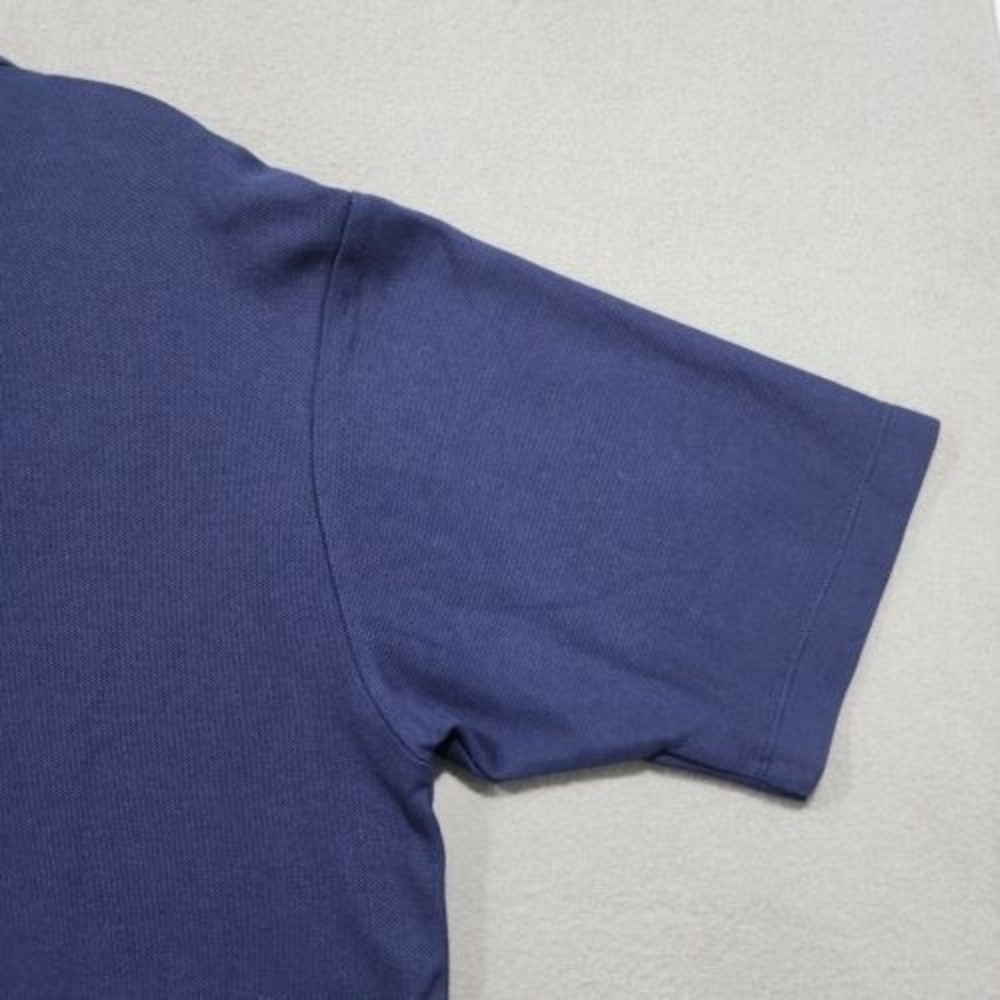 Tommy Bahama Polo Shirt Mens Large Blue 82% Pima Cotton Solid - Picture 10 of 14